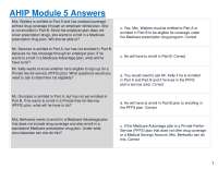 AHIP Module 5: Medicare Advantage and Part D Plan Questions and Answers