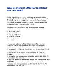 Economics Practice Questions and Answers