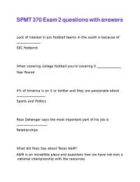 Exam Questions and Answers on Sports Marketing and Consumer Behavior