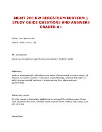 MGMT 200 Midterm 1 Study Guide: Key Concepts and Legal Principles