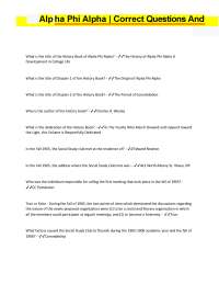 Alpha Phi Alpha Fraternity History: Questions and Answers