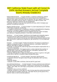 RBT California State Exam: Verified Answers and Key Concepts