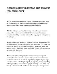 CGSS EXAM PREP QUESTIONS AND ANSWERS 2026 STUDY GUIDE