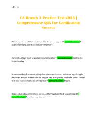 Structural Pest Control Practice Test Q&A