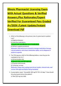 Illinois Pharmacist Licensing Exam: Questions and Answers for Exam Prep