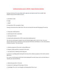 Nursing Interview Questions and Answers: A Study Guide