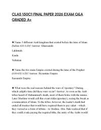 CLAS 150C1 FINAL PAPER 2026 EXAM Q&A GRADED A+