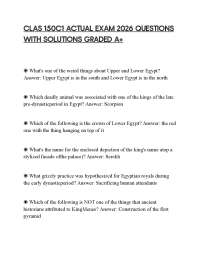 CLAS 150C1 ACTUAL EXAM 2026 QUESTIONS WITH SOLUTIONS GRADED A+