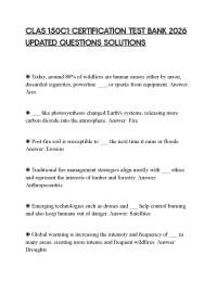 CLAS 150C1 CERTIFICATION TEST BANK 2026 UPDATED QUESTIONS SOLUTIONS