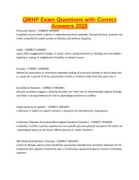 QMHP Exam Prep: Key Concepts and Answers for 2025