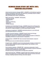 Key Concepts and Interventions in Psychotherapy