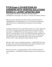 PTCB Exam Practice Questions and Answers 2025