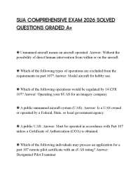 SUA COMPREHENSIVE EXAM 2026 SOLVED QUESTIONS GRADED A+