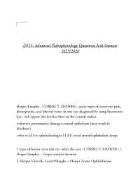D115- Advanced Pathophysiology Questions And Answers 2025/2026