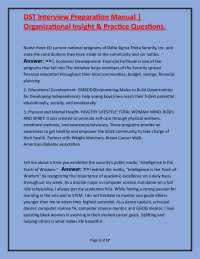 Delta Sigma Theta Sorority Interview Preparation Guide: Questions and Answers