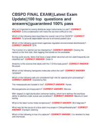 CBSPD Final Exam: Top Questions and Answers for Certification
