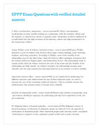 EPPP Exam Questions with Verified Detailed Answers