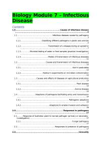 Pathogens, Immunity, and Disease: A Comprehensive Overview