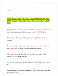 Hunter Safety Exam Questions and Answers: A Comprehensive Study Guide
