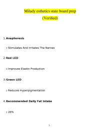 Milady Esthetics State Board Prep: Q&A Study Guide