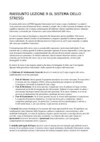 IL SISTEMA DELLO STRESS