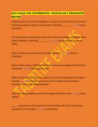 Information Technology Exam Questions and Answers