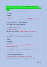ESS 101 B Exam 2 (2025/2026) UPDATE|EXAM QUESTIONS WITH VERIFIED ANSWERS