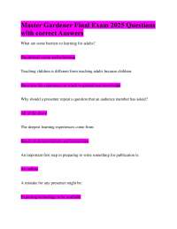 Master Gardener Exam Questions and Answers 2025