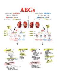 Metabolic Abg in nursing
