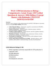 Introduction to Biology Exam: 150 Questions & Answers