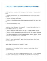 Earth Science Exam 1: Formation and Composition of Earth