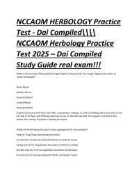 NCCAOM Herbology Practice Test 2025 - Study Guide
