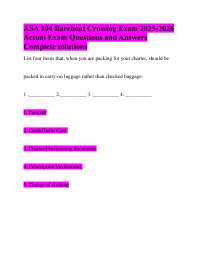 ASA 104 Bareboat Cruising Exam Questions and Answers 2025-2026