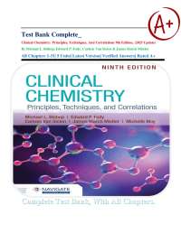 Clinical Chemistry: Principles, Techniques, And Correlations 9th Edition (2025) By Michael