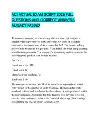 ACI ACTUAL EXAM SCRIPT 2026 FULL QUESTIONS AND CORRECT ANSWERS ALREADY PASSED