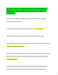 GEB3213 Midterm Exam Questions and Answers 2025