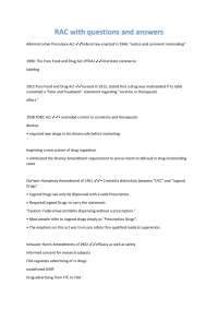 Drug Regulation: Key Acts, Amendments, and Regulatory Pathways