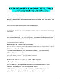 CVOR Exam Questions and Answers: Ontario Hours of Service Regulations