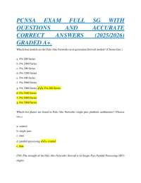 PCNSA Exam Questions and Answers (2025/2026)