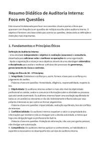 Resumo de auditoria IIA