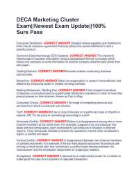 Marketing Exam Prep: Key Concepts and Definitions