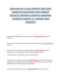 Pharmacology Exam Questions and Answers: MAOIs and TCAs