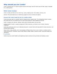 The Benefits of Cardio Exercises: A Comprehensive Guide