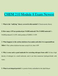 This study guide covers the essential topics included in CHEM 210 Module 8, such as: Lewi