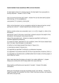 Owner Builder Exam Questions With Correct Answers