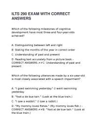 ILTS Exam 290 Practice Questions and Answers