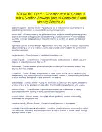 Economics Exam 1 Questions and Answers