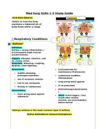 ATI med surg study guide