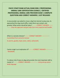 PACCC CPACP Exam Questions and Answers 2026
