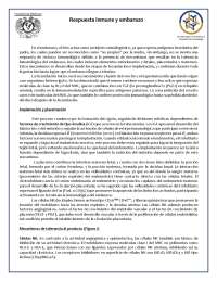 Embarazo en inmunología